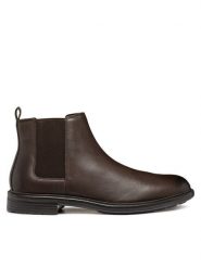 Geox Sztyblety U Walk Pleasure U46CGA 00039 C6009 Brązowy. Brązowe sztyblety męskie Geox, z materiału, bez zapięcia. Za 639.99 zł.
