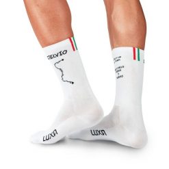 Skarpety Kolarskie LUXA Stelvio. Białe skarpetki damskie LUXA, bez wzorów, z elastanu. Za 69.00 zł.