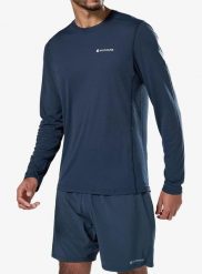 Bluza bez kaptura Montane Dart Nano Long Sleeve T-Shirt. Niebieskie bluzy z kapturem męskie Montane, l, z materiału. Za 214.99 zł.