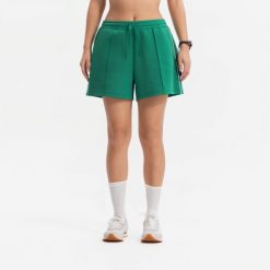 Spodenki damskie Heritage. Zielone szorty damskie NO BRAND, bez wzorów, z elastanu, retro. Za 89.99 zł.