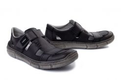 RIEKER 04050-40 grey, półbuty męskie. Szare półbuty męskie Rieker, na lato, bez zapięcia. Za 311.92 zł.