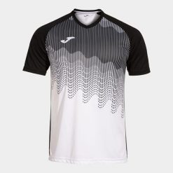 Koszulka z dekoltem w szpic Joma Tiger VI. Białe t-shirty sportowe męskie Joma, l, bez ramiączek, do piłki nożnej. Za 118.00 zł.