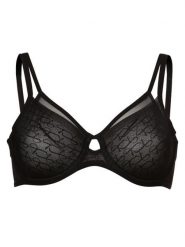 Triumph biustonosz z fiszbinami Kobiety czarny, 90E. Czarne biustonosze Triumph, bez wzorów, z materiału. Za 229.95 zł.