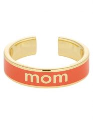 Design Letters Pozłacany pierścionek "Mom" rozmiar: onesize. Czerwone pierścionki damskie Design Letters, pozłacane. Za 157.35 zł.