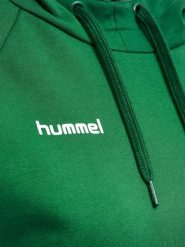 Bluza do piłki ręcznej damska Hummel hml GO z kapturem. Zielone bluzy z kapturem damskie HUMMEL, na wiosnę, s, z bawełny. Za 183.30 zł.