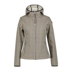 Damska kurtka softshell ocieplana polarowo Luhta ANNIKKALA. Szare kurtki softshell damskie Luhta, m, bez wzorów, z polaru, bez kaptura. Za 457.50 zł.