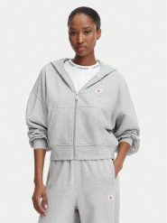 Calvin Klein Bluza LV047C216G Szary Regular Fit. Szare bluzy bez kaptura damskie CALVIN KLEIN, s, z bawełny. Za 449.99 zł.