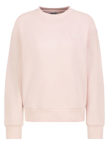 Sublevel Bluza w kolorze jasnoróżowym rozmiar: XL. Różowe bluzy bez kaptura damskie Sublevel, xl. Za 113.99 zł.