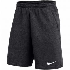 Spodenki krótkie męskie Nike Park 26 Fleece. Czarne szorty męskie Nike, bez wzorów, z bawełny, sportowe. Za 141.99 zł.
