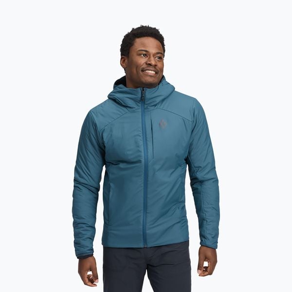 Kurtka męska Black Diamond First Light Stretch. Niebieskie kurtki męskie Black Diamond, m, bez wzorów, sportowe, bez kaptura. Za 1,159.00 zł.