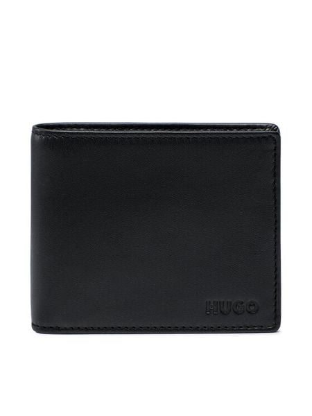 HUGO Portfel Subway 50471612 Czarny. Czarne portfele męskie Hugo, bez wzorów, ze skóry. Za 549.99 zł.
