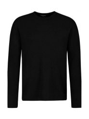 Eight2Nine Sweter w kolorze czarnym rozmiar: M. Czarne swetry męskie Eight2Nine, m, bez wzorów, z bawełny, bez kołnierzyka. Za 134.53 zł.