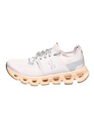 ON RUNNING Buty "Cloudswift 4" w kolorze biało-brzoskwiniowym do biegania rozmiar: 39. Białe obuwie do biegania damskie On Running. Za 610.62 zł.