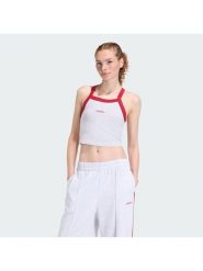 Adidas Top 158661 Szary Slim Fit. Szare topy damskie Adidas, l, bez wzorów, bez ramiączek. Za 108.99 zł.