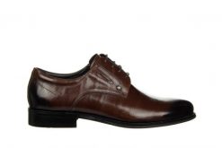 Półbuty John Doubare QA526-C6-A77 Coffee 104237, Brązowy, Skóra naturalna - 44. Brązowe półbuty męskie John Doubare, ze skóry, bez zapięcia. W wyprzedaży za 494.10 zł.