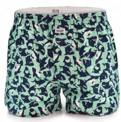 Męskie Bokserki Bawełniane - Pako Jeans - Wesołe Rekiny. Bokserki męskie Pako Jeans, bez wzorów, z bawełny. Za 33.00 zł.
