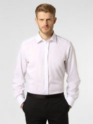 Finshley & Harding Koszula z wywijanymi mankietami Mężczyźni Slim Fit Bawełna biały, 38. Białe koszule męskie Finshley & Harding, m, bez wzorów, z bawełny, bez kołnierzyka, bez ramiączek. Za 279.95 zł.