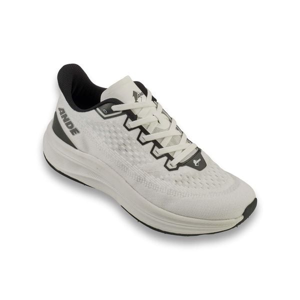 Buty Outdoor Ande Osaka Dorośli. Białe buty trekkingowe męskie Ande, bez zapięcia, do biegania. Za 313.99 zł.