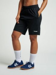 Spodenki bawełniane sportowe damskie Hummel Go Cotton Bermuda Shorts Woman. Czarne spodenki sportowe damskie HUMMEL, xs, z bawełny, do piłki ręcznej. Za 175.55 zł.