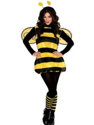 Amscan 4-częściowy kostium "Darling Bee" w kolorze żółto-czarnym rozmiar: S/M. Czarne stroje jednoczęściowe damskie AMSCAN, m, z aplikacjami. Za 92.42 zł.