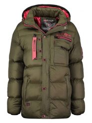 Geographical Norway Kurtka pikowana "Citernier" w kolorze khaki rozmiar: XL. Brązowe kurtki damskie Geographical Norway, xl, bez wzorów, bez kaptura. Za 329.42 zł.