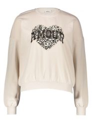 ONLY Bluza w kolorze kremowym rozmiar: XL. Brązowe bluzy bez kaptura damskie Only, xl, z bawełny. Za 75.69 zł.