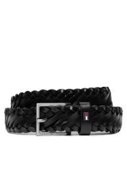 Tommy Hilfiger Pasek Męski Oliver 3.0 Leather Braid Dc AM0AM12068 Czarny. Czarne paski męskie Tommy Hilfiger, bez wzorów, ze skóry. Za 219.99 zł.