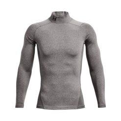 Pod koszulą z wysokim kołnierzykiem Under Armour Coldgear®. Czarne koszule męskie Under Armour, xl, bez wzorów, z materiału, bez kołnierzyka, bez ramiączek. Za 235.45 zł.