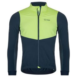 Koszulka kolarska z długim rękawem Kilpi Moveto. Niebieskie t-shirty sportowe męskie Kilpi, na zimę, xs, z nylonu, bez ramiączek, rowerowe. Za 318.77 zł.