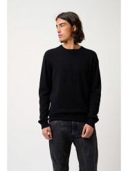 AUTHENTIC CASHMERE Kaszmirowy sweter "Nolan" w kolorze czarnym rozmiar: M. Czarne swetry męskie AUTHENTIC CASHMERE, m, bez wzorów, z kaszmiru, bez kołnierzyka. Za 431.78 zł.