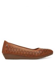 Pikolinos Baleriny W3U-5752 Brązowy. Brązowe baleriny damskie Pikolinos, bez wzorów, ze skóry, bez obcasa. Za 499.99 zł.