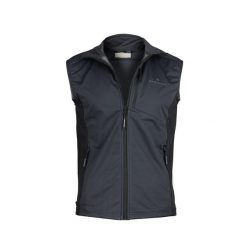 Kamizelka softshell męska Rapid. Szare kamizelki męskie Bergson, m, bez wzorów, z softshellu, bez kaptura. W wyprzedaży za 189.00 zł.