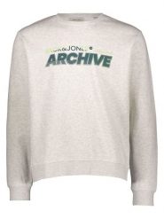 Jack & Jones Bluza "Brat" w kolorze szarym rozmiar: S. Szare bluzy bez kaptura męskie Jack & Jones, s. Za 79.40 zł.