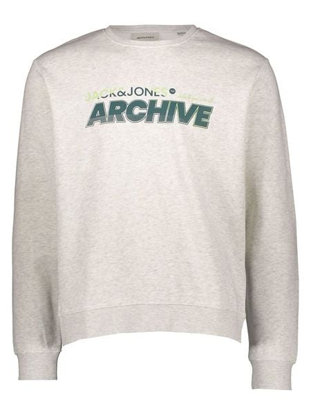 Jack & Jones Bluza "Brat" w kolorze szarym rozmiar: M. Szare bluzy bez kaptura męskie Jack & Jones, m. Za 75.16 zł.