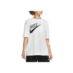 Koszulka Kobieta Nike Sportswear biały. Białe t-shirty damskie Nike, l, bez wzorów, z materiału, bez kołnierzyka. Za 153.55 zł.
