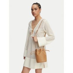 Torebka Calvin Klein. Brązowe torebki klasyczne damskie CALVIN KLEIN, bez wzorów, bez dodatków. Za 409.99 zł.