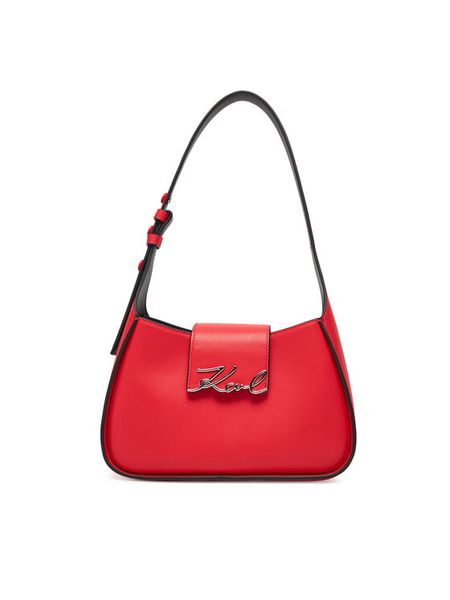 KARL LAGERFELD Torebka A1W30149 Czerwony. Czerwone torebki klasyczne damskie Karl Lagerfeld, bez wzorów, ze skóry, bez dodatków. Za 709.99 zł.