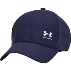 Czapka z daszkiem męska Under Armour Iso-Chill Armourvent Adj OSFM. Niebieskie czapki męskie Under Armour, bez wzorów, sportowe. Za 155.67 zł.