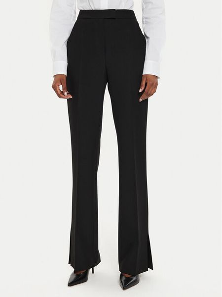 Boss Spodnie materiałowe Tubeka4 50518874 Czarny Slim Fit. Czarne spodnie materiałowe damskie Boss, bez wzorów, z materiału. Za 489.99 zł.