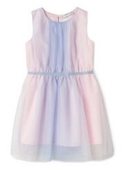 NAME IT Sukienka codzienna Vabos 13218325 Różowy Regular Fit. Czerwone sukienki dziewczęce Name it, bez wzorów, z syntetyku, bez ramiączek. Za 79.99 zł.