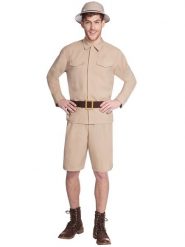Amscan 3-częściowy kostium "Safari Man" w kolorze beżowym rozmiar: XL. Brązowe stroje jednoczęściowe damskie AMSCAN, xl, bez wzorów. Za 117.01 zł.