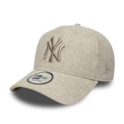 Czapka baseballowa New York Yankees Winter Eframe STN. Brązowe czapki męskie New Era, bez wzorów, casualowe. Za 171.50 zł.