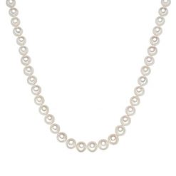 Valero Pearls Naszyjnik srebrny srebro wysokiej próby Perła hodowlana słodkowodna srebrny Naszyjniki 1 ct Damski. Szare naszyjniki damskie Valero Pearls, srebrne. Za 1,019.99 zł.