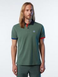 North Sails Koszulka polo w kolorze zielonym rozmiar: M. Zielone koszulki polo męskie North Sails, m, bez wzorów, z bawełny, bez ramiączek. Za 165.99 zł.
