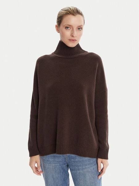 Weekend Max Mara Golf Borgia 2525366112 Brązowy Relaxed Fit. Brązowe golfy damskie Weekend Max Mara, s, bez wzorów, z wełny, bez ramiączek. Za 869.99 zł.