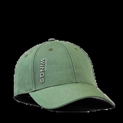 Czapka z daszkiem WINGS UNLEASH ARMY GREEN. Zielone czapki męskie Wings, bez wzorów, z bawełny. Za 49.90 zł.