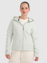 4F Жіноча softshell куртка вітрозахисна мембрана 5000 - бірюзова L. Kurtki softshell damskie 4f, l, bez wzorów, z softshellu, bez kaptura. Za 3,299.90 zł.
