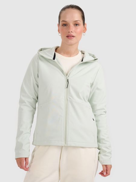 4F Жіноча softshell куртка вітрозахисна мембрана 5000 - бірюзова L. Kurtki softshell damskie 4f, l, bez wzorów, z softshellu, bez kaptura. Za 3,299.90 zł.