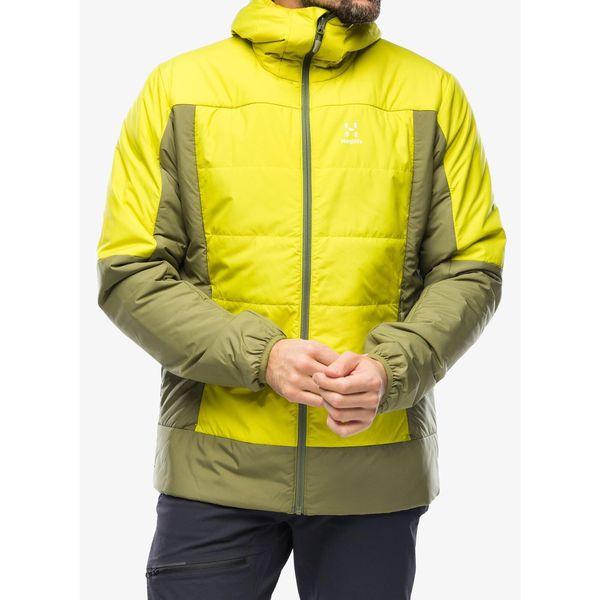 Kurtka ocieplana męska Haglofs Mimic Silver Hood. Zielone kurtki męskie Haglöfs, m, bez wzorów, sportowe, bez kaptura. Za 503.99 zł.