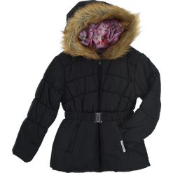 Kurtka zimowa w kolorze czarnym. Czarne kurtki i płaszcze dziewczęce Daniel Hechter, Naf Naf Kids, na zimę, bez wzorów, bez kaptura. W wyprzedaży za 132.95 zł.